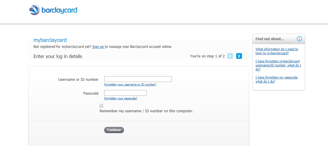 www.barclaycard.co.uk How To Sign into Barclaycard Barclaycard