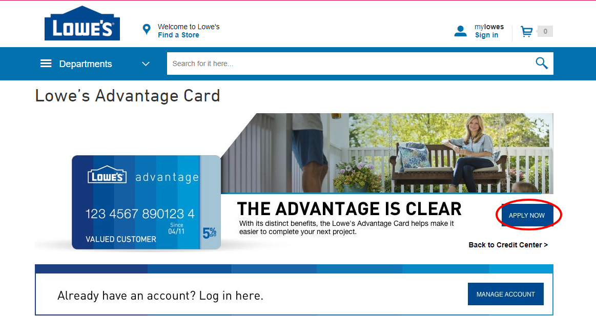 www.lowes.com - Apply for Lowes Credit Card - Credit Cards Login