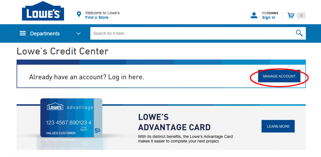 Lowes Credit Card Login Guide Credit Cards Login