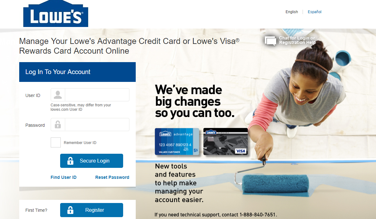 Manage Your Lowe s Credit Card Account