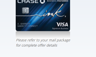Chase Ink business card