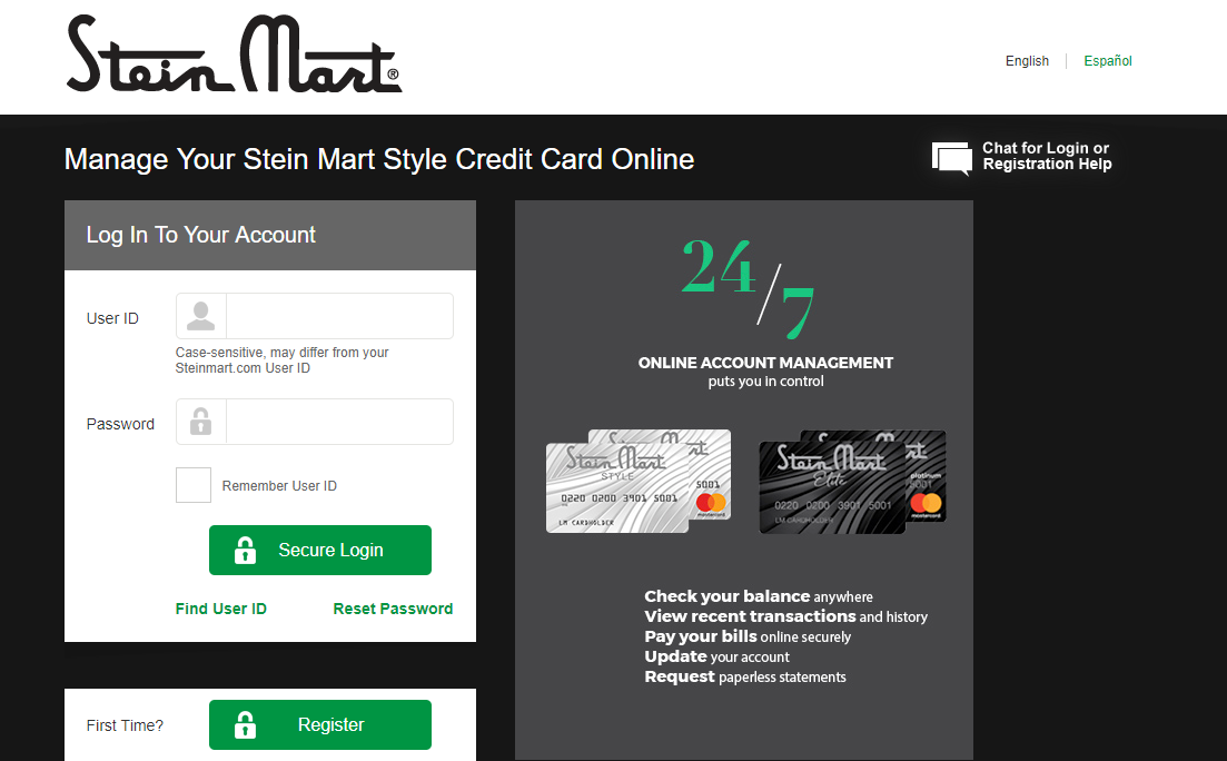 Stein Mart Bill Pay Online
