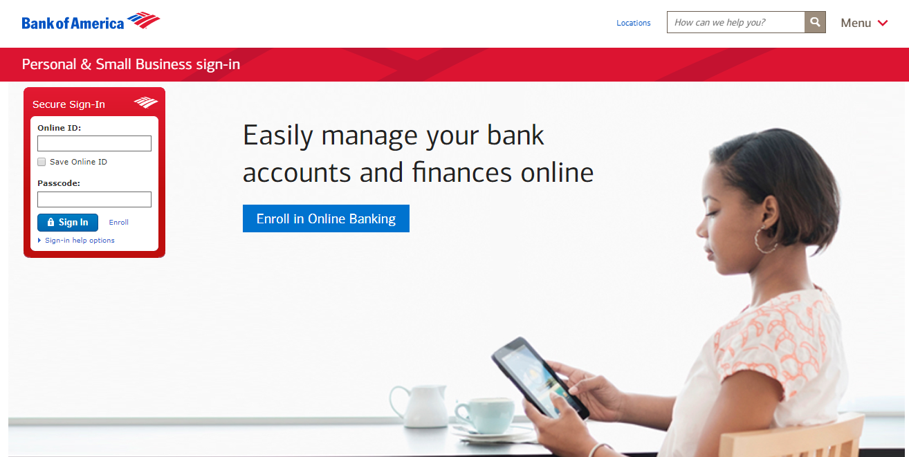 Sign in to Bank of America Online Mobile Banking to Manage Your Accounts
