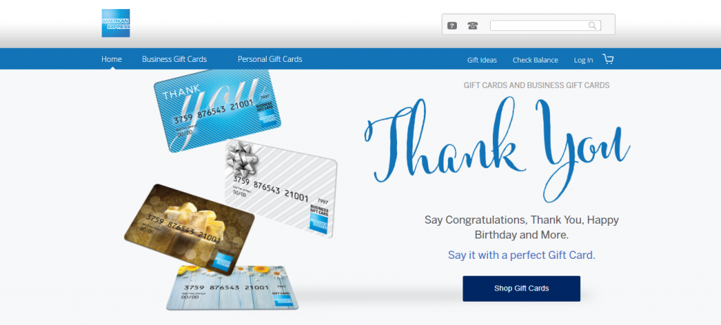 Amex Gift Cards balance