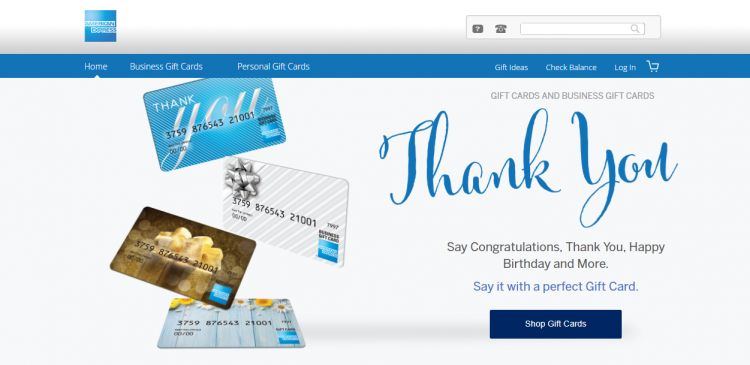 Amex Gift Cards balance