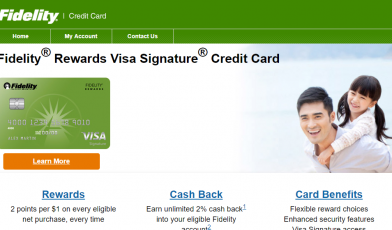 Fidelity Credit Card Login