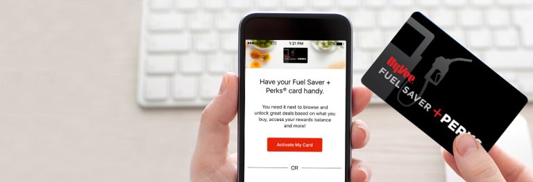 Hy-Vee Fuel Saver + Perks Card Activation