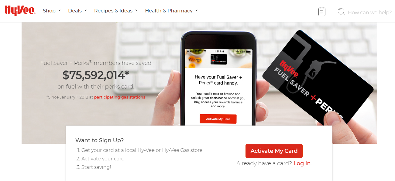 Hy-Vee Fuel Saver card members, who have received a new card... www.hy-veep...