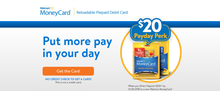 Apply for the Walmart MoneyCard