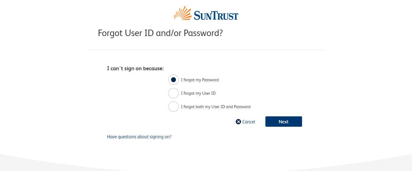 suntrust online banking sign up now