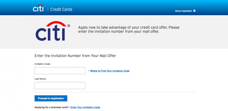 Apply for a credit card Citi com