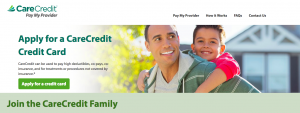 Apply for CareCredit Rewards MasterCard