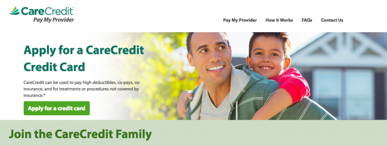 Apply for CareCredit Rewards MasterCard
