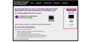 Fred Meyer Rewards Visa Card Login
