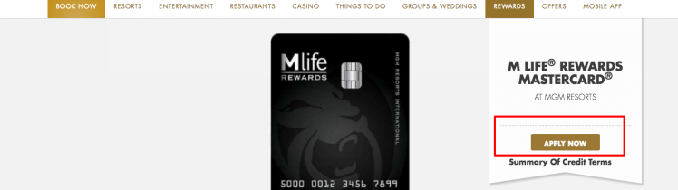 M life Rewards MasterCard