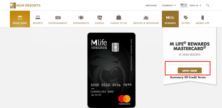 M life Rewards MasterCard