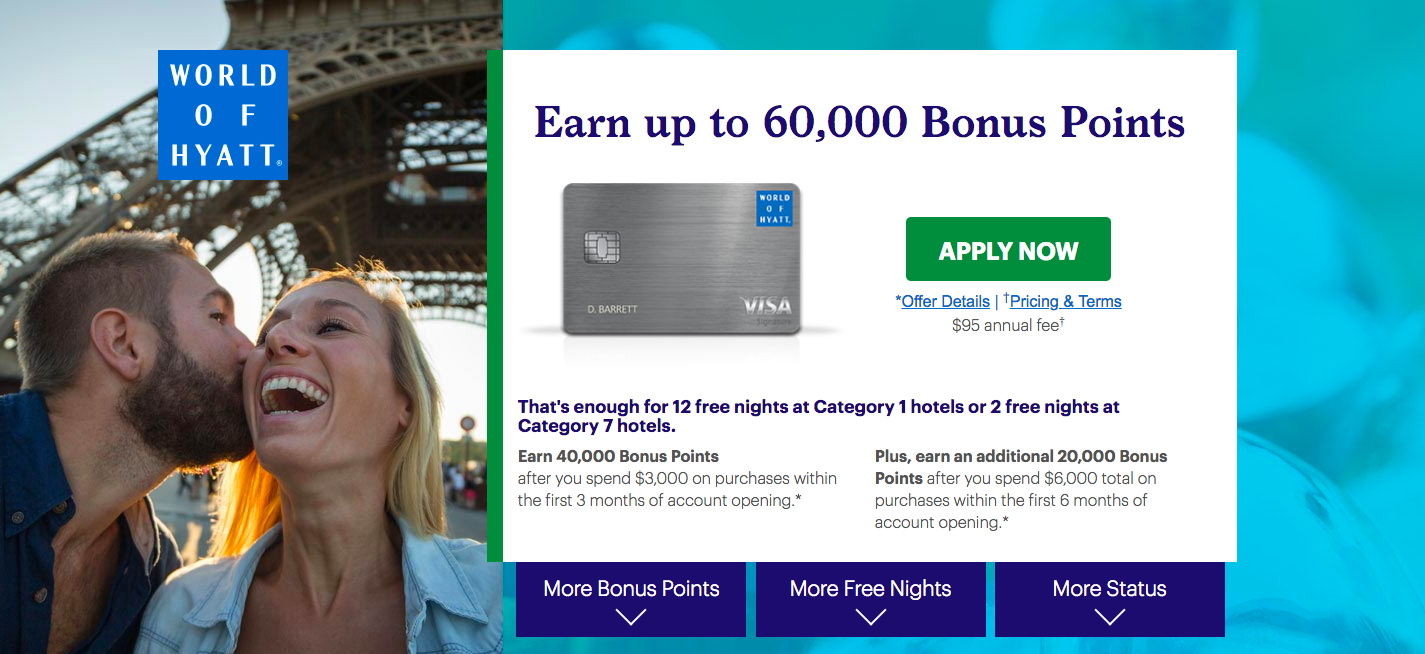 World Of Hyatt 60 000 Bonus Points