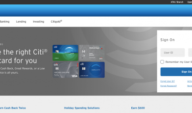Citi Bank Credit Card Login