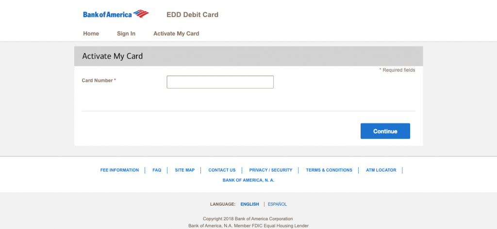 prepaid.bankofamerica.com/EddCard -Bank of America EDD Debit Card Login - Credit Cards Login