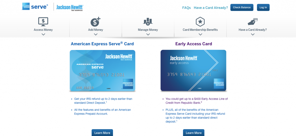 www.serve.com/jacksonhewitt – Jackson Hewitt Serve Card