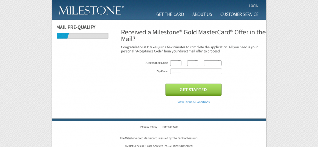 Login to Milestone Gold