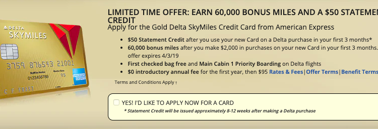 SkyMiles Delta card