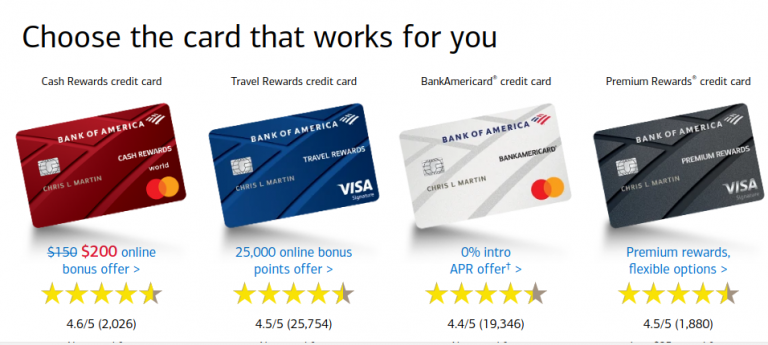 www.bankofamerica.com/mynewcard – Apply For Bank Of America My New Card Online