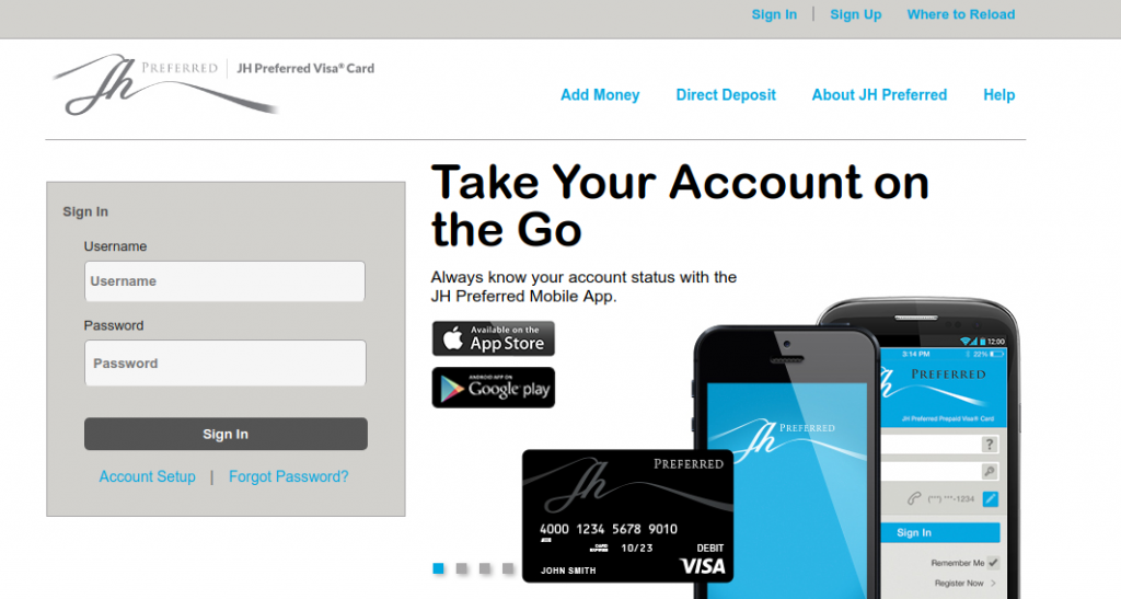 How to Get A JH Preferred Card Online