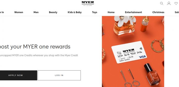MYER Credit Card Logo