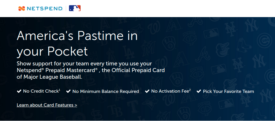 www.mlbnetspend.com - Apply For Netspend MLB Prepaid card Online