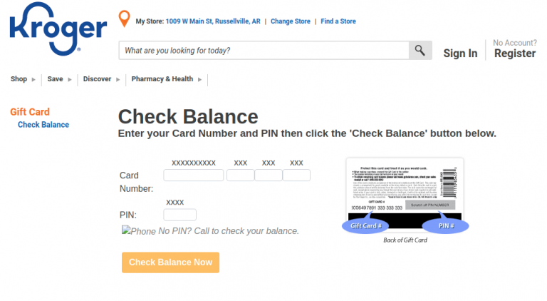 www.gcbalance.com - Check Your Kroger Gift Card Balance Online - Credit Cards Login