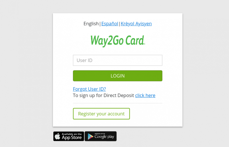 Login To Your Way2Go Card Account
