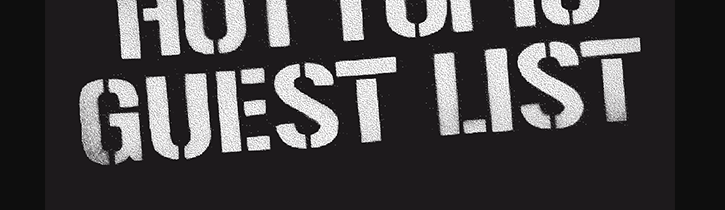 Hot Topic Guest List Credit Card