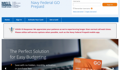 Navy Federal GO Prepaid Logo