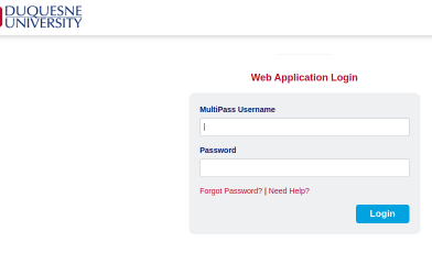 Duquesne University Login