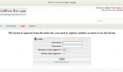 AudioBook Bay Login