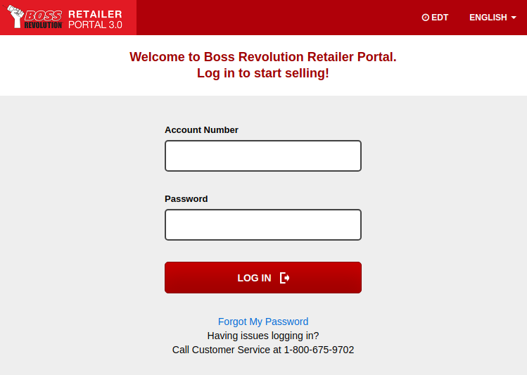 boss retailer login