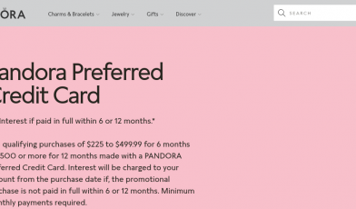 Pandora Preferred Credit Card Logo