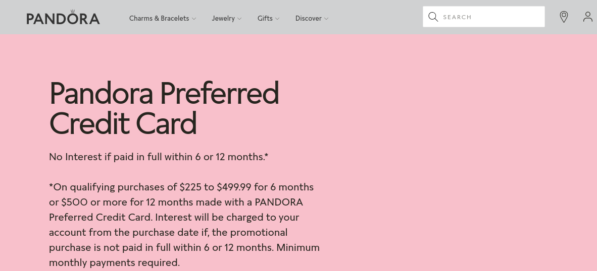 Pandora Preferred Credit Card Logo