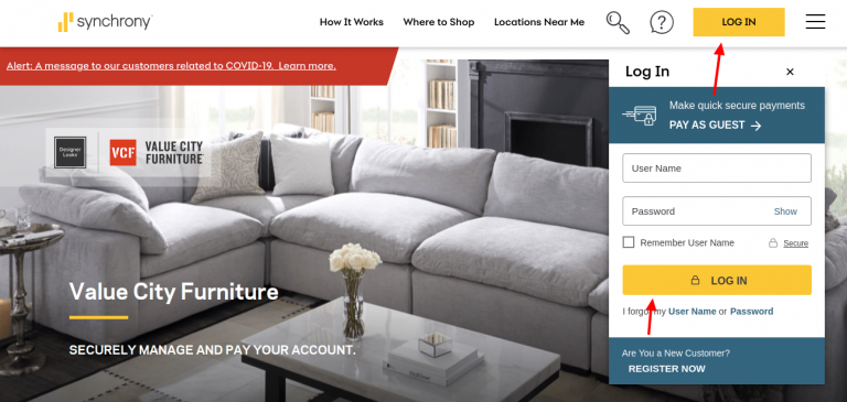 Www valuecityfurniture Access To Value City Furniture Credit Card 