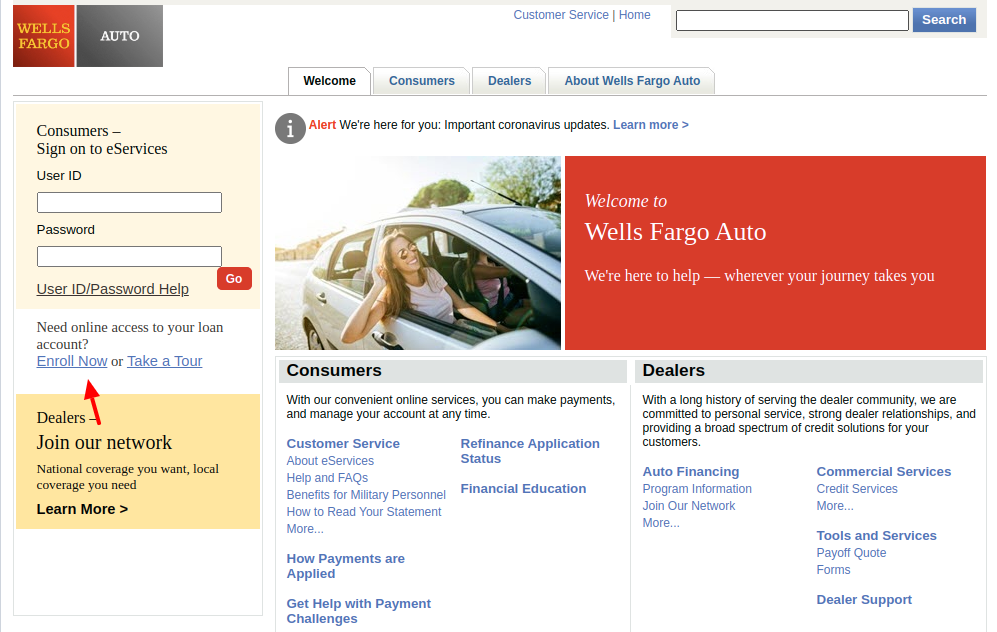 Wells Fargo Auto Enroll