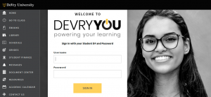 Manage Your MyDeVry Online Account