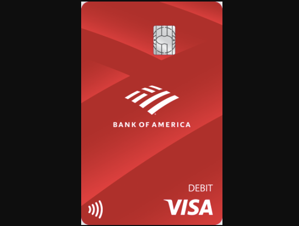 bank of america debit card design