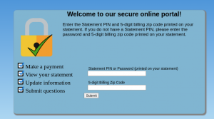 Etactics Customer Access Payment