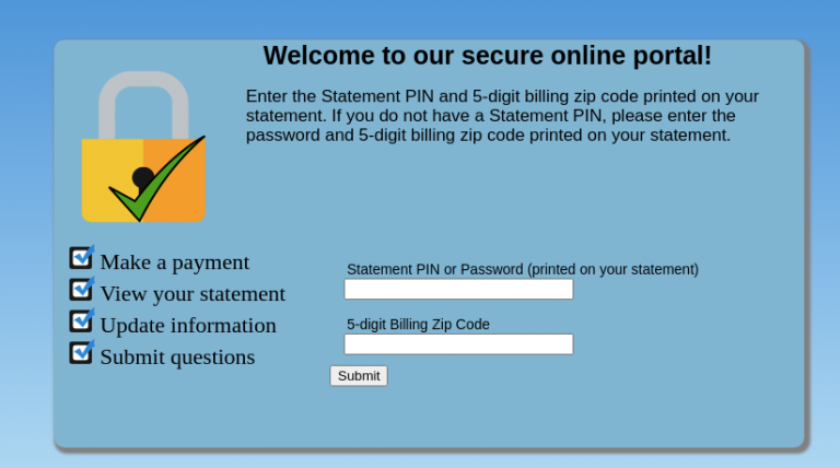 Etactics Customer Access Payment