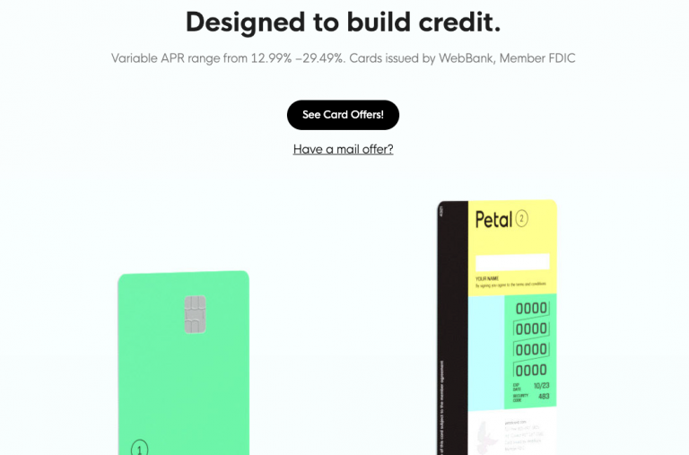Petal Card Login