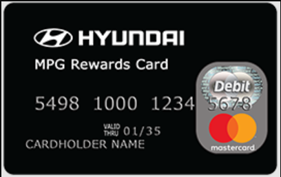 Hyundai MPG Rewards Card