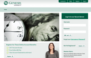 Genesis Credit Card Login
