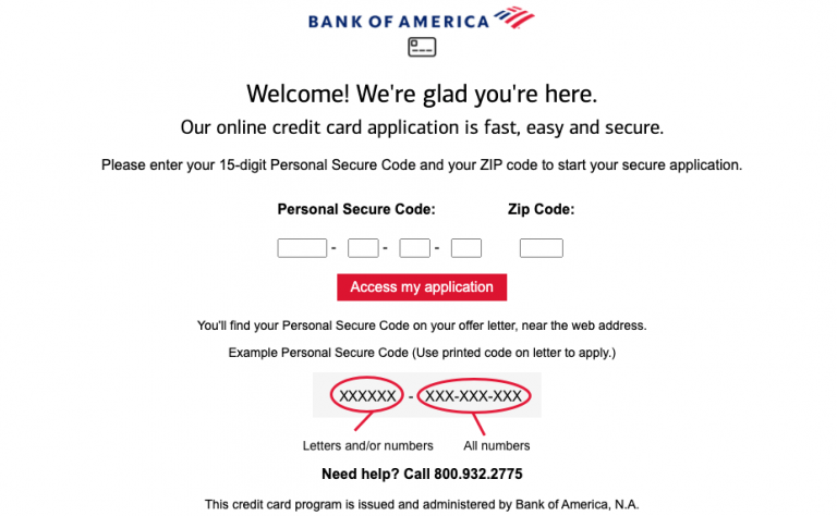www.bofa.com/mynewcard – Steps to Apply for BankAmericard Credit Card Online