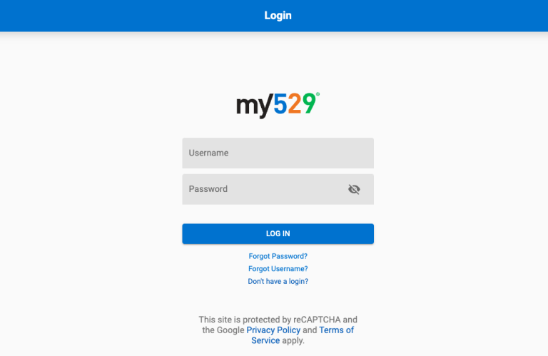 Access to your My529 Online Account